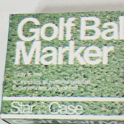 Vintage Star Case Metal Golf Ball Marker Tool - Thumbnail 3
