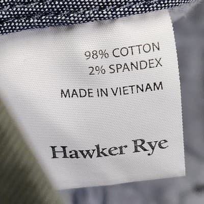 Hawker Rye Shorts Mens 34 Khaki Golf Chino Casual Green Preppy - Thumbnail 8