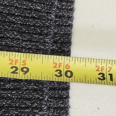 Izod Sweater Mens XXL Gray Pullover Long Sleeve 1/4 Zip Cable Knit - Thumbnail 3
