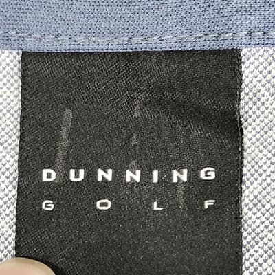 Dunning Golf Men's Polo Shirt Performance Stretch Size XXL Blue - Thumbnail 7