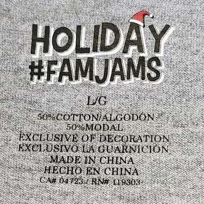 Famjams Shirt Men’s Large So Beary Merry Long Sleeve NEW - Thumbnail 7