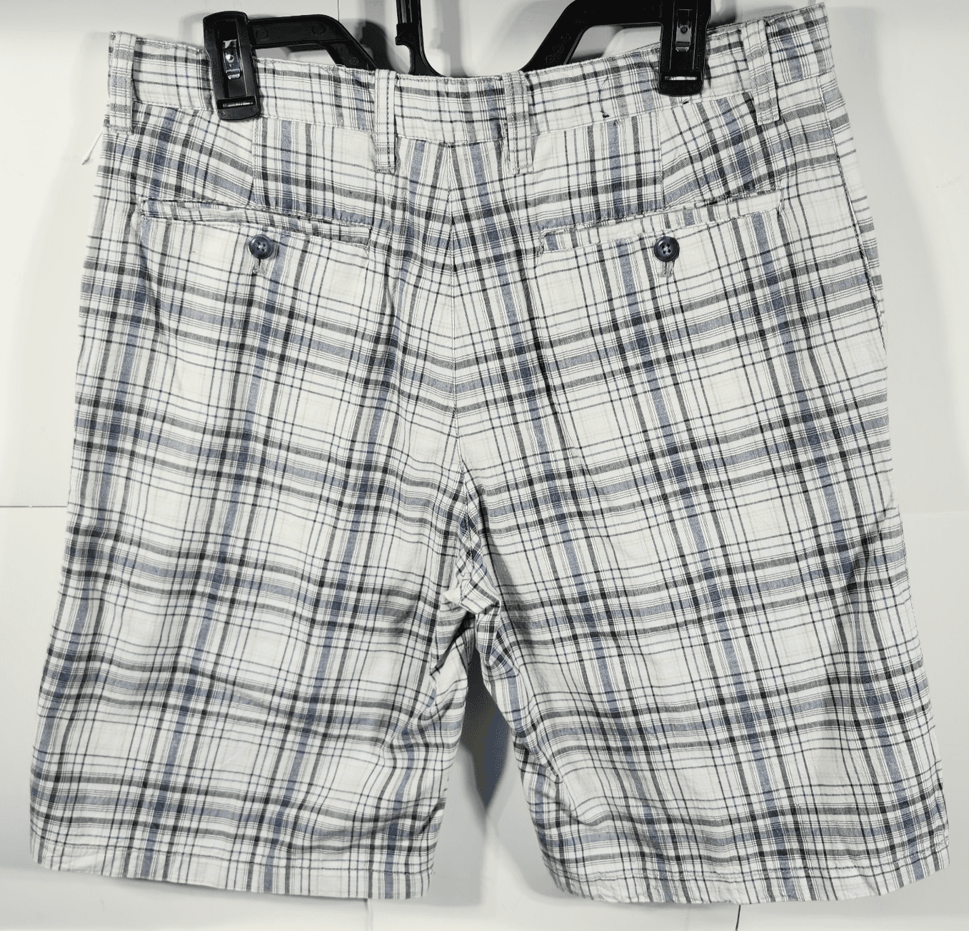Weatherproof Shorts Men's Size 34 Plaid Cotton With Pockets NEW - Thumbnail 4