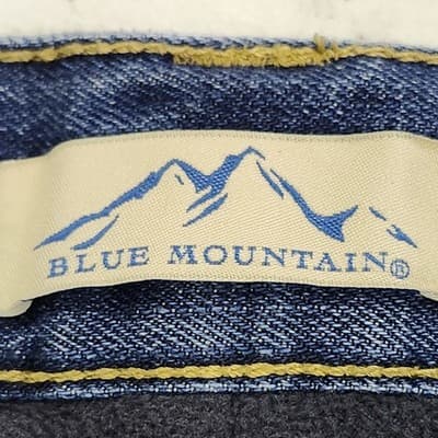 Blue Mountain Men's Cargo Jeans Fleece Lined 36x34 Blue Denim Outdoors Work - Thumbnail 8