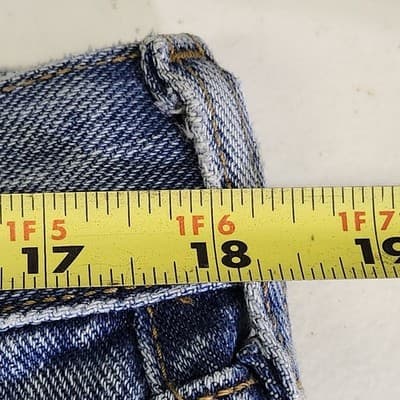 Lee Jeans Men's Size 36X32 Regular Fit 100% Cotton Blue Denim Pants - Thumbnail 2