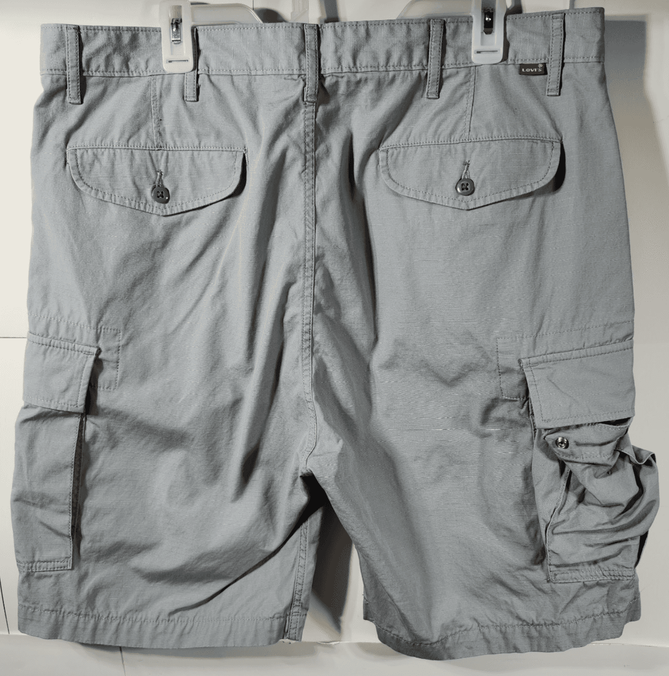 Levi's Cargo Shorts Men’s Size 38 Gray Pockets Hiking Outdoors - Thumbnail 6