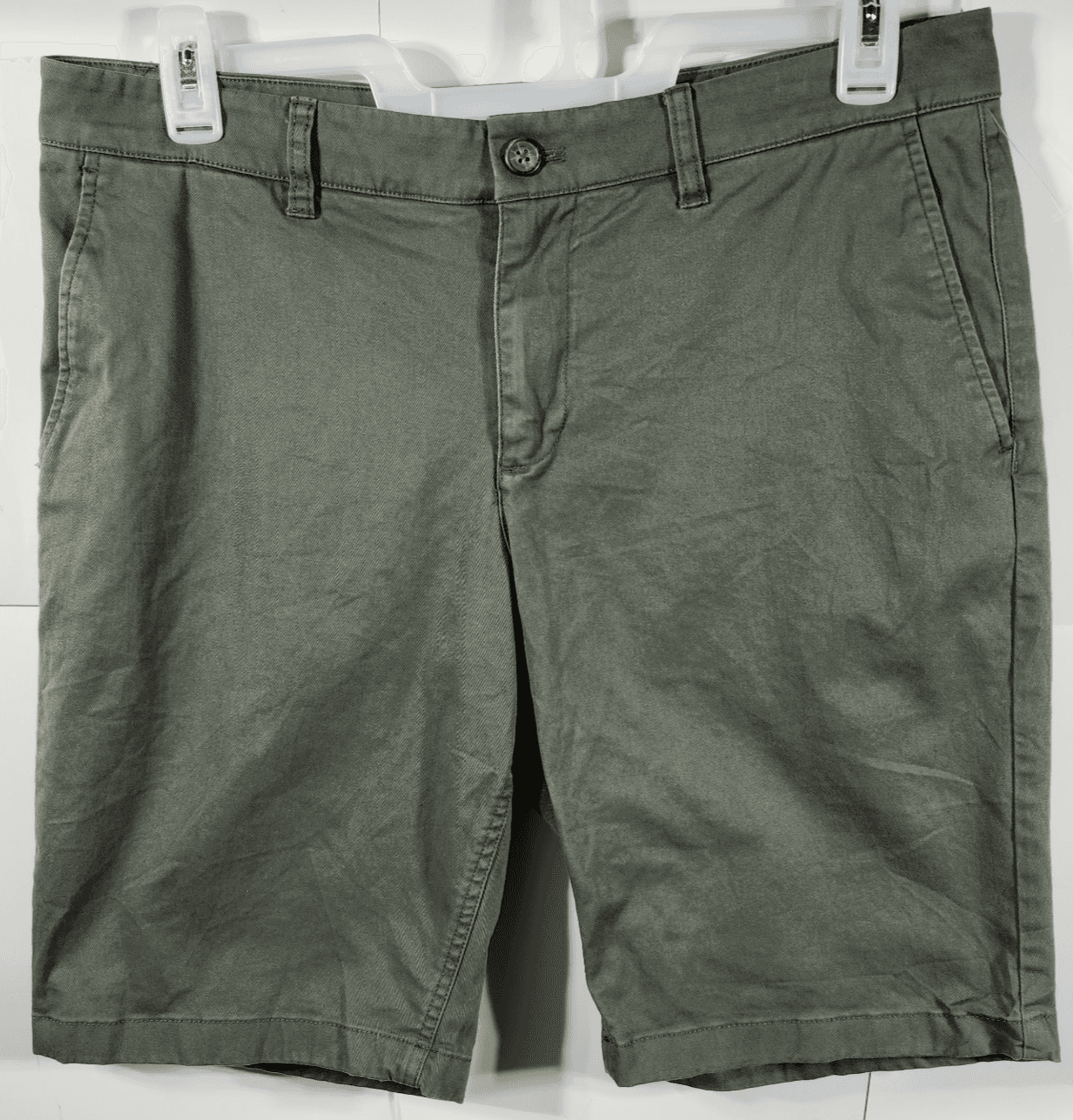 Hawker Rye Shorts Mens 34 Khaki Golf Chino Casual Green Preppy - Thumbnail 5