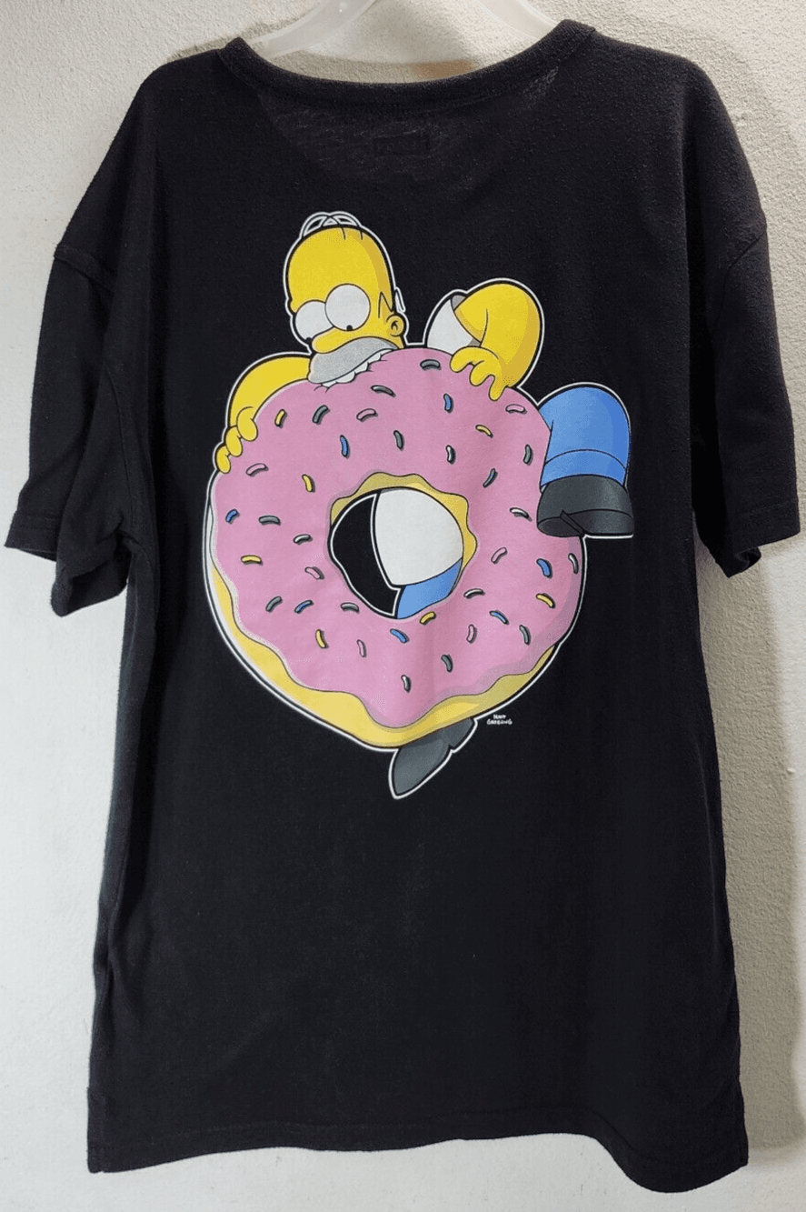 Simpsons Boys Shirt Size XL 14-16 Homer Black Tee PS X ON Pop Sugar Old Navy - Thumbnail 6