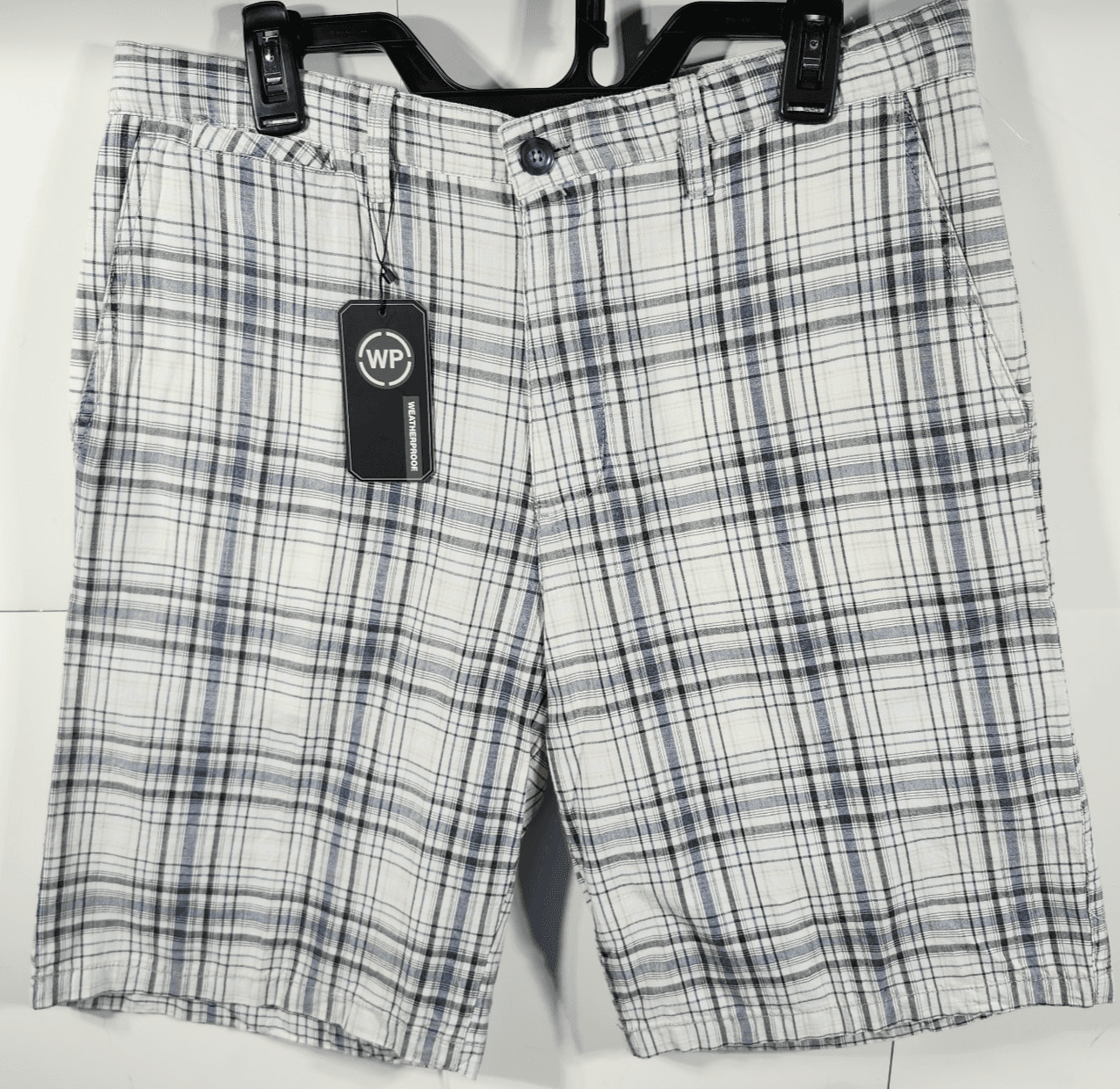Weatherproof Shorts Men's Size 34 Plaid Cotton With Pockets NEW - Thumbnail 5