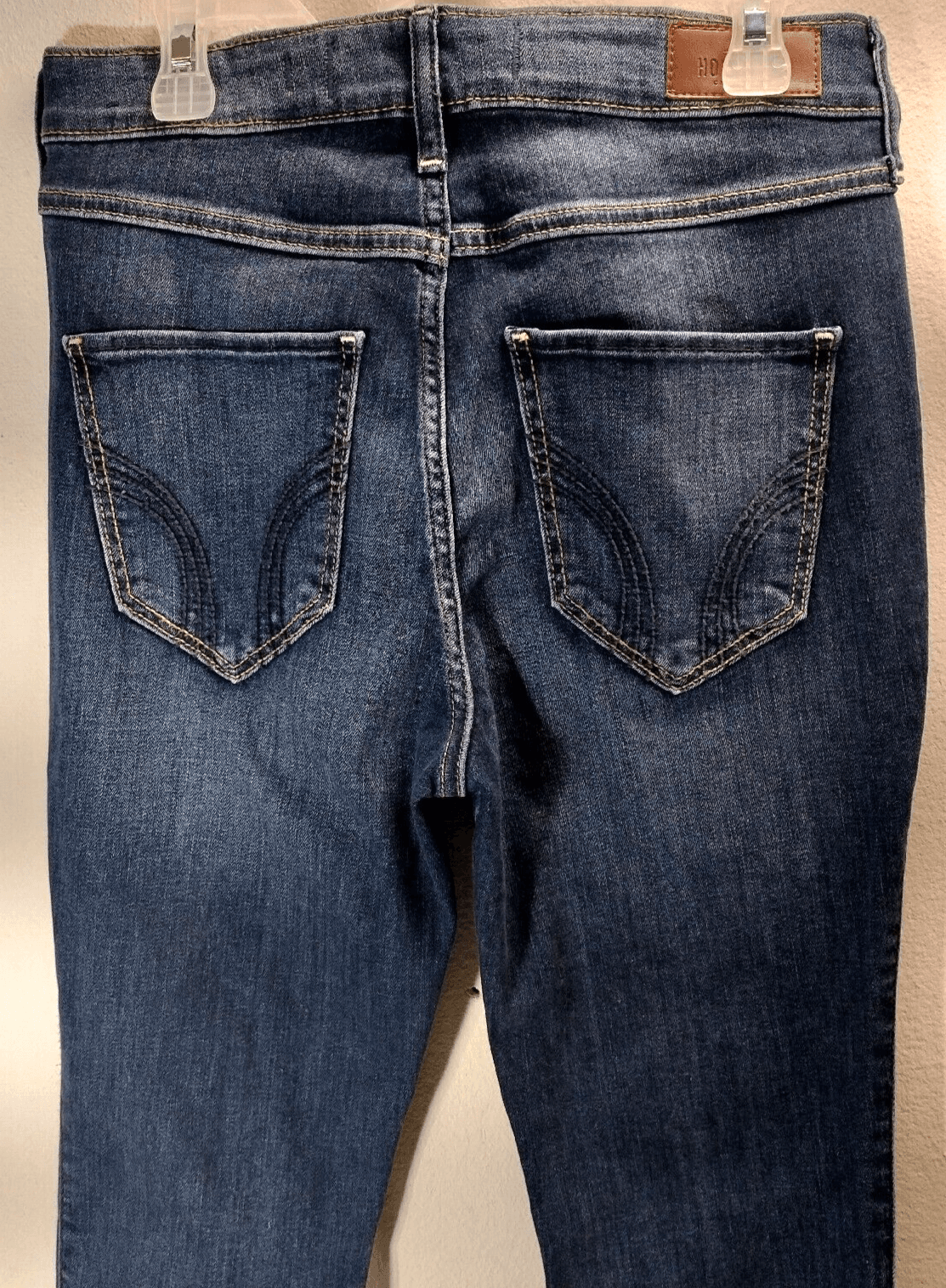 Hollister Womens Jeans High Rise Skinny Size 3 Blue Stretch Denim Pants - Thumbnail 7