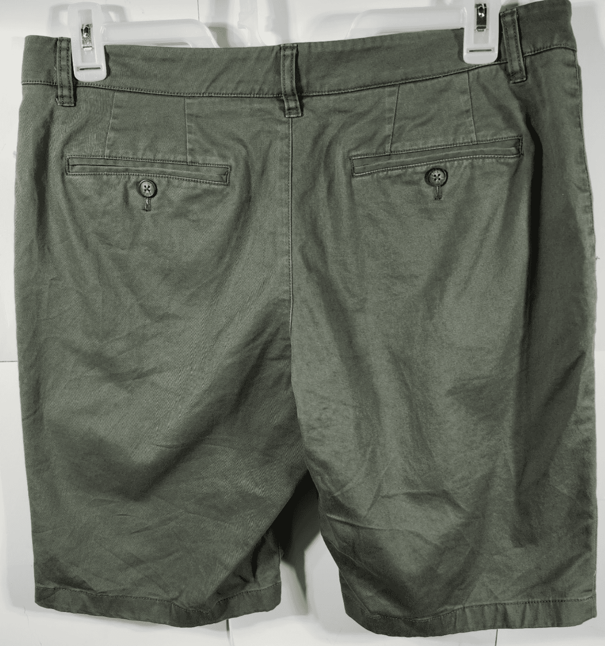 Hawker Rye Shorts Mens 34 Khaki Golf Chino Casual Green Preppy - Thumbnail 6