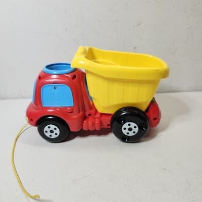 Vtech Drop & Go Dump Truck in Yellow For Toddlers Ages 6 Month to 3 Years Old - Thumbnail 5