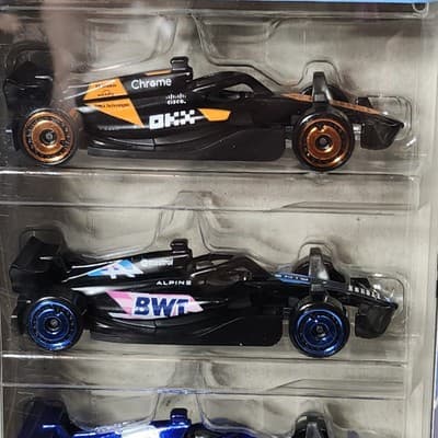 F1 Hot Wheels Formula 1 Cars 5-Pack 1/64 Toy Vehicles NEW - Thumbnail 6