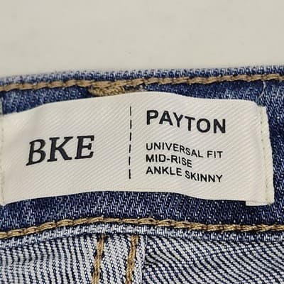 BKE Womens Size 35 x 27 Jeans Payton Universal Fit Mid Rise Ankle Skinny - Thumbnail 7