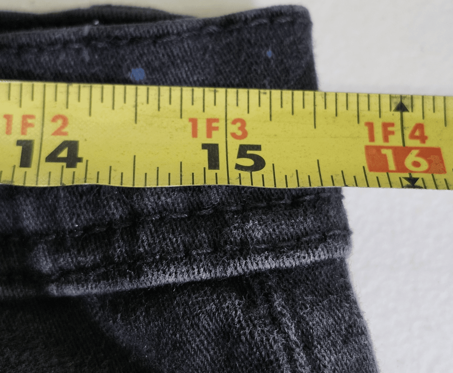 Demolition Mens 38 Jeans Black With Blue Spots Skinny Denim Pants - Thumbnail 2
