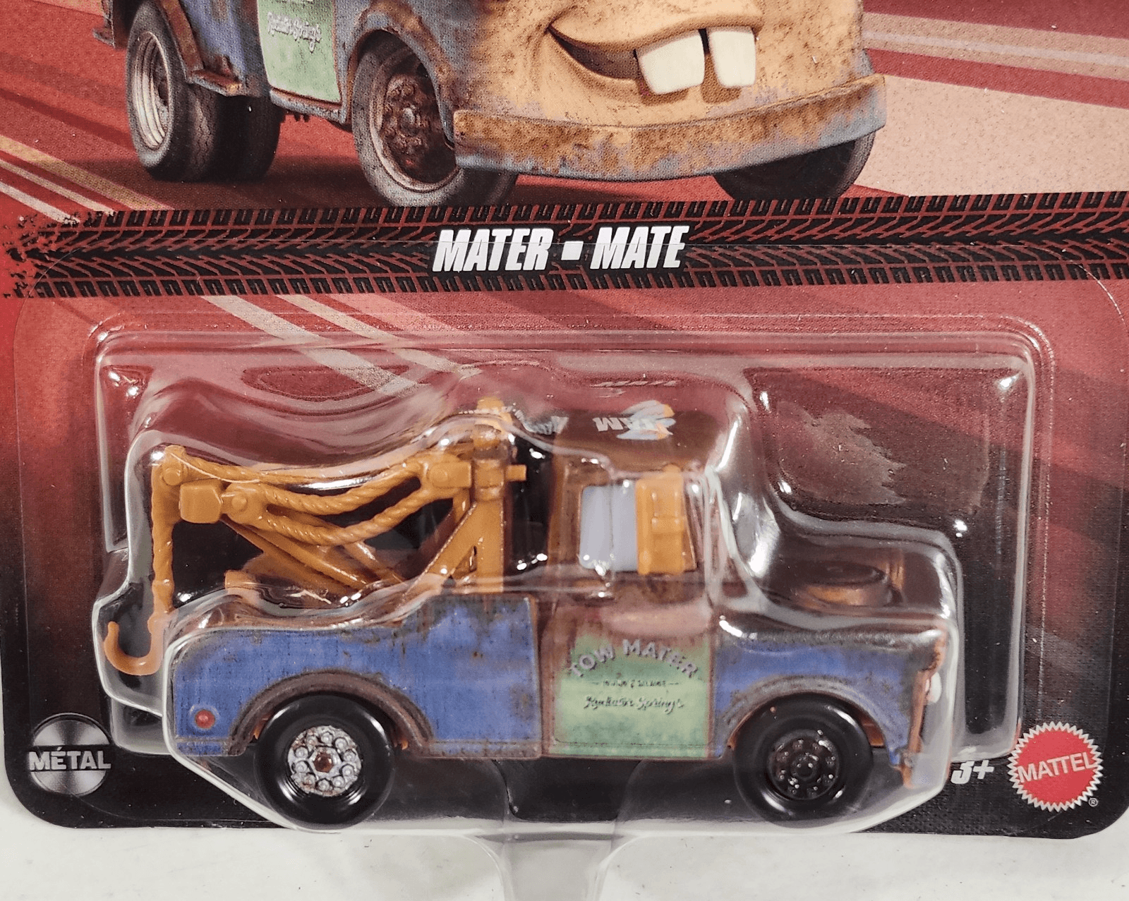 Disney Pixar Cars Mater Tow Truck 1/55 Toy Vehicle Mattel NEW - Thumbnail 3