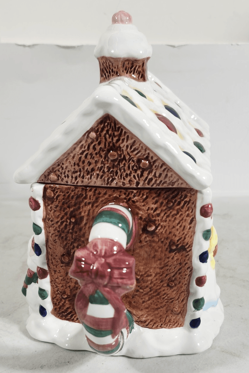 Jay Imports Christmas Teapot Holiday Snowman Angel Theme Gingerbread Decor - Thumbnail 5