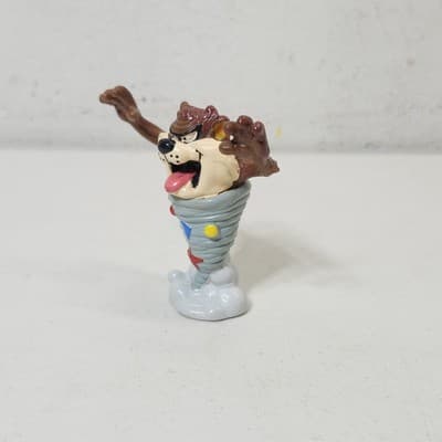 2.5" Tasmanian Devil Taz Tornado Whirlwind Figure 1990 Looney Tunes Applause - Thumbnail 2