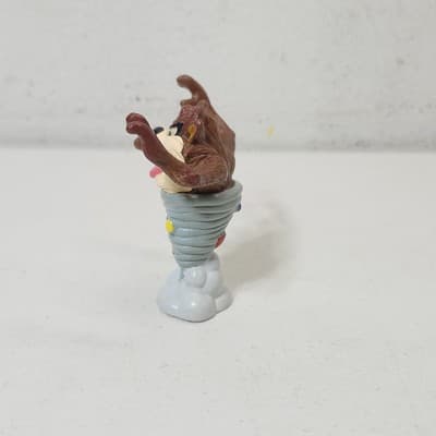 2.5" Tasmanian Devil Taz Tornado Whirlwind Figure 1990 Looney Tunes Applause - Thumbnail 3