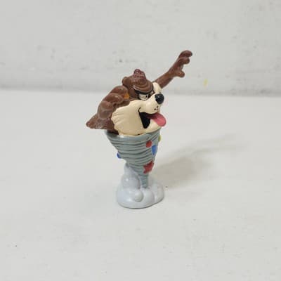 2.5" Tasmanian Devil Taz Tornado Whirlwind Figure 1990 Looney Tunes Applause - Thumbnail 6