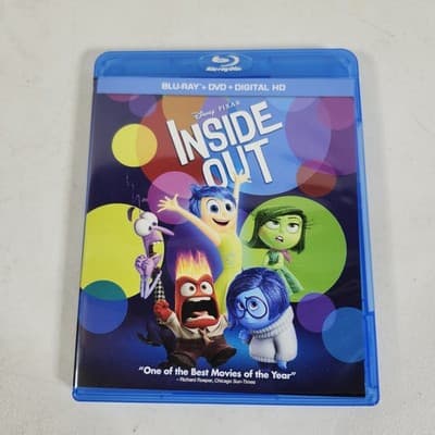 Inside Out Blu-ray/DVD Combo Cartoon Movie - Thumbnail 5