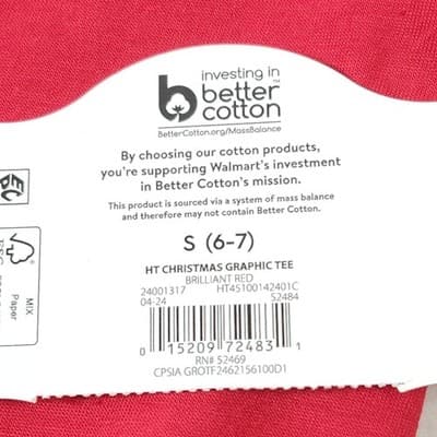 Holiday Time Christmas Childrens Girls Size Small Long Sleeve Tee Shirt NEW - Thumbnail 7