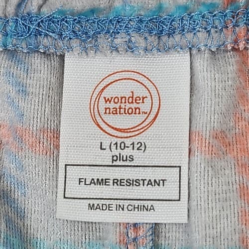 Wonder Nation Girls Soft Casual Pajama Pants Size 10-12 Plus - Thumbnail 7