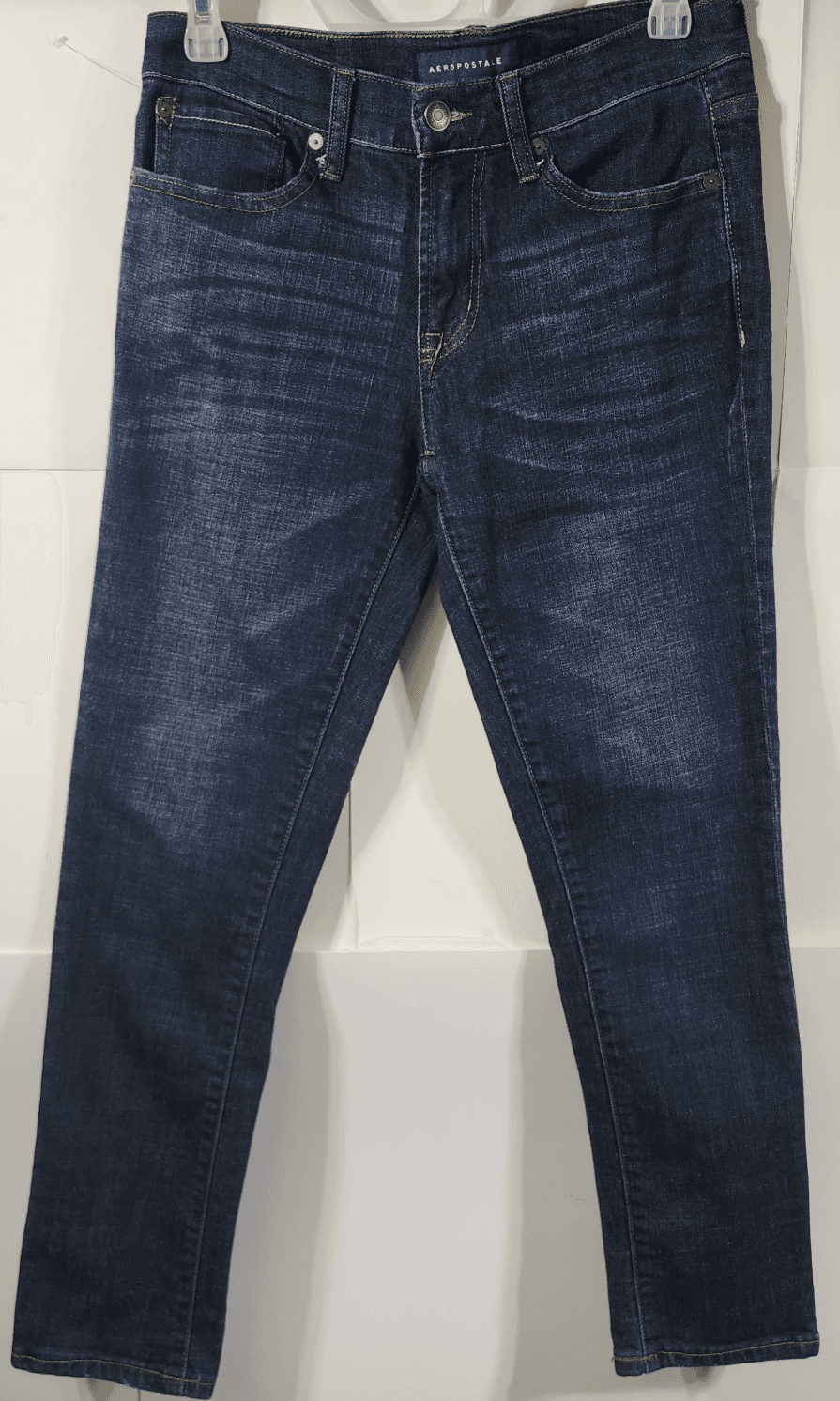 Aeropostale Womens Jeans Size 27X28 Blue Denim Pants - Thumbnail 5