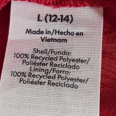Womens Babydoll Top Size L Cottage Fairycore Glam Red No Boundaries NEW - Thumbnail 9