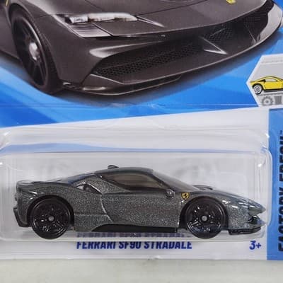 2025 Hot Wheels Ferrari SF90 Stradale Factory Fresh Car 1/64 Toy Vehicle NEW - Thumbnail 2