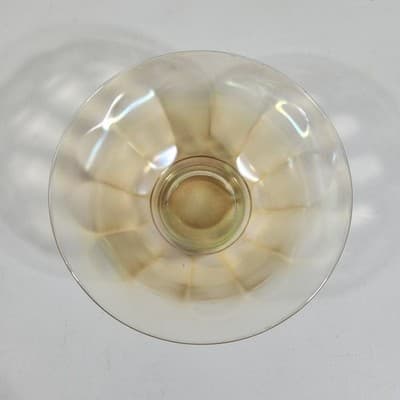 Carnival Glass Iridescent Dish Bowl 8.25" Home Decor - Thumbnail 2