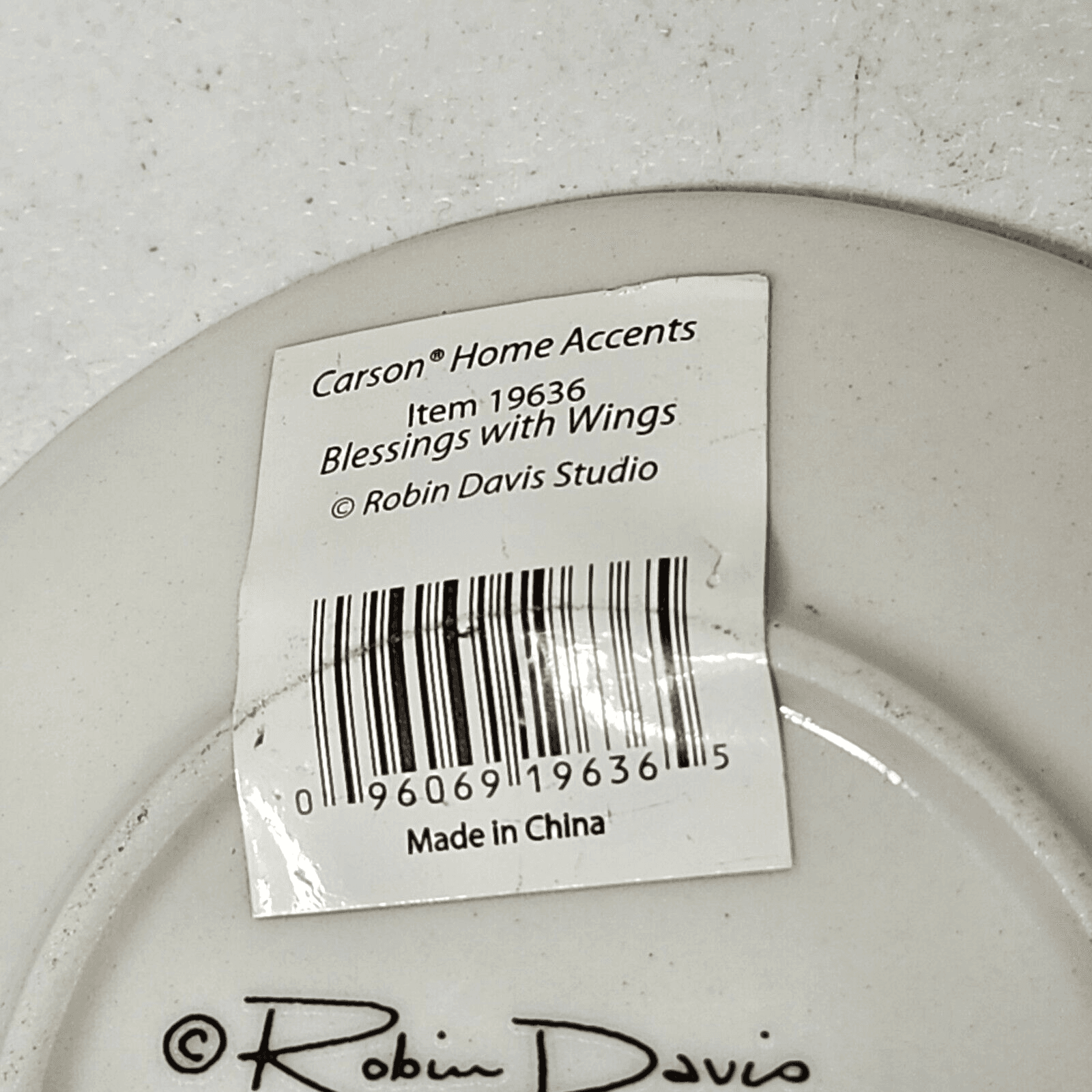 Carson Home Accents Plate Grandmothers Angel Saying Decor 4.75" - Thumbnail 6