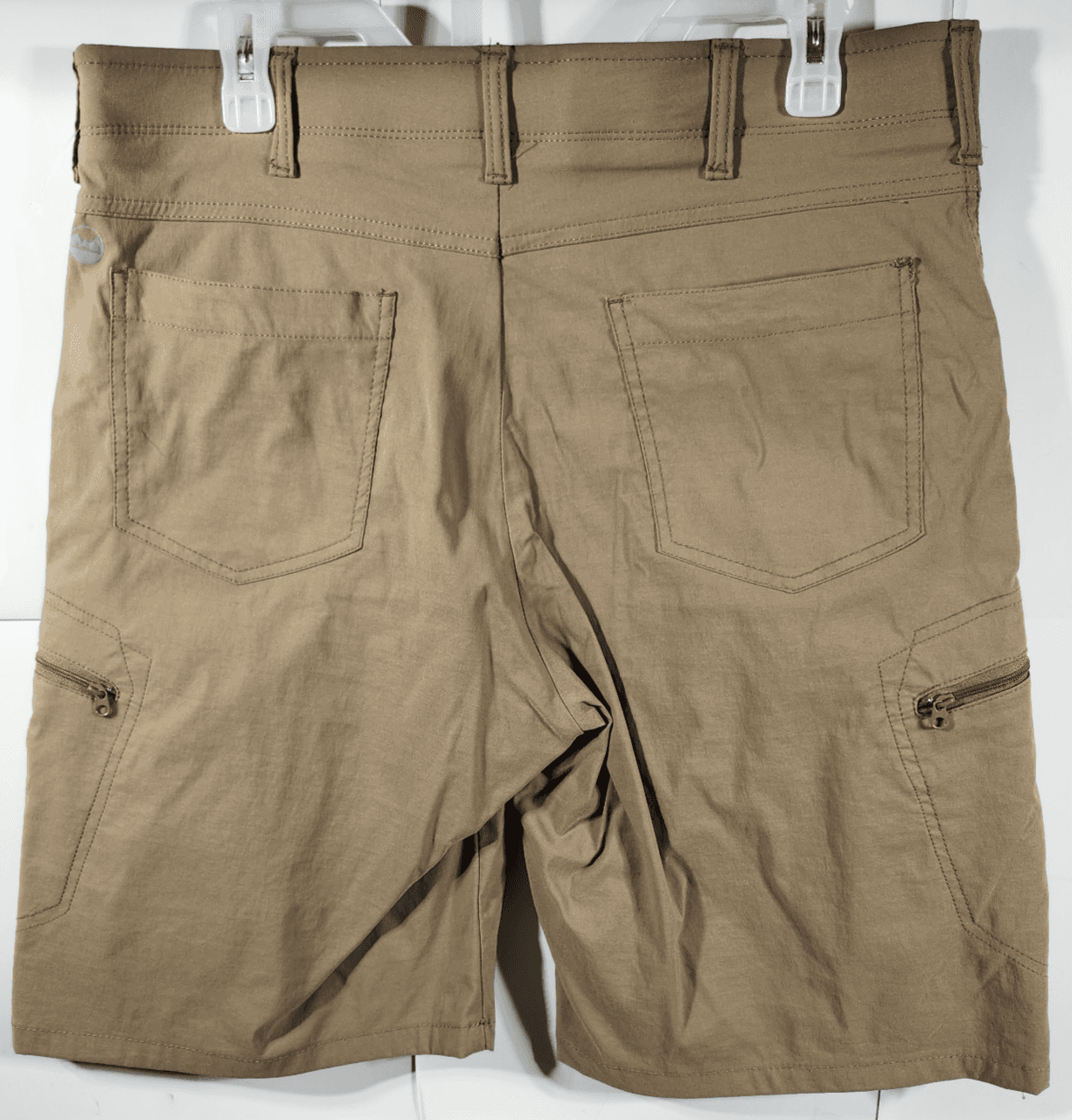 Wrangler Mens 34 Cargo Shorts Performance Brown Utility Pockets Softshell - Thumbnail 4