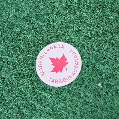 Maple Leaf Design Round Coaster Home Bar Decor Vintage Wood Made In Canada - Thumbnail 5