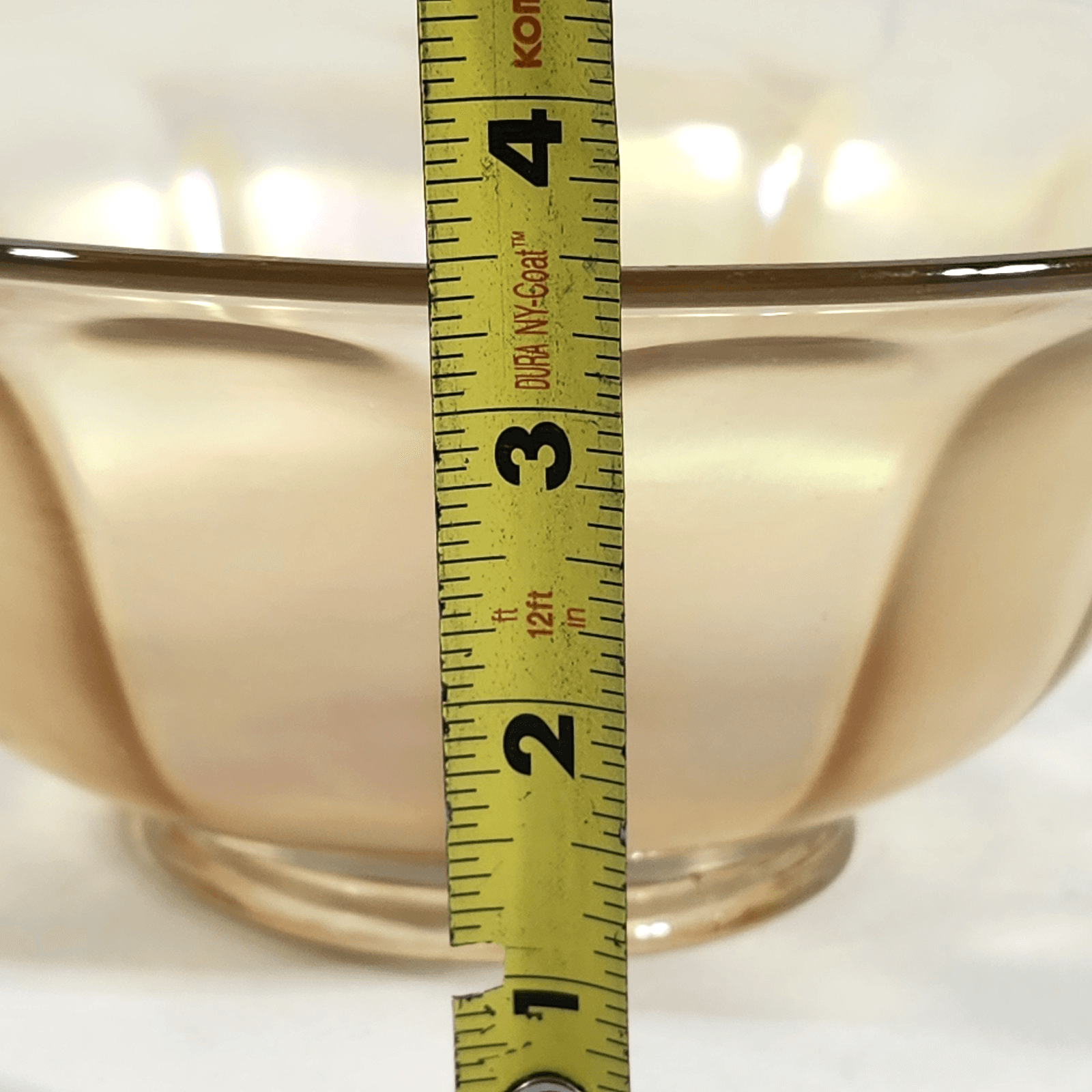 Carnival Glass Iridescent Dish Bowl 8.25" Home Decor - Thumbnail 6