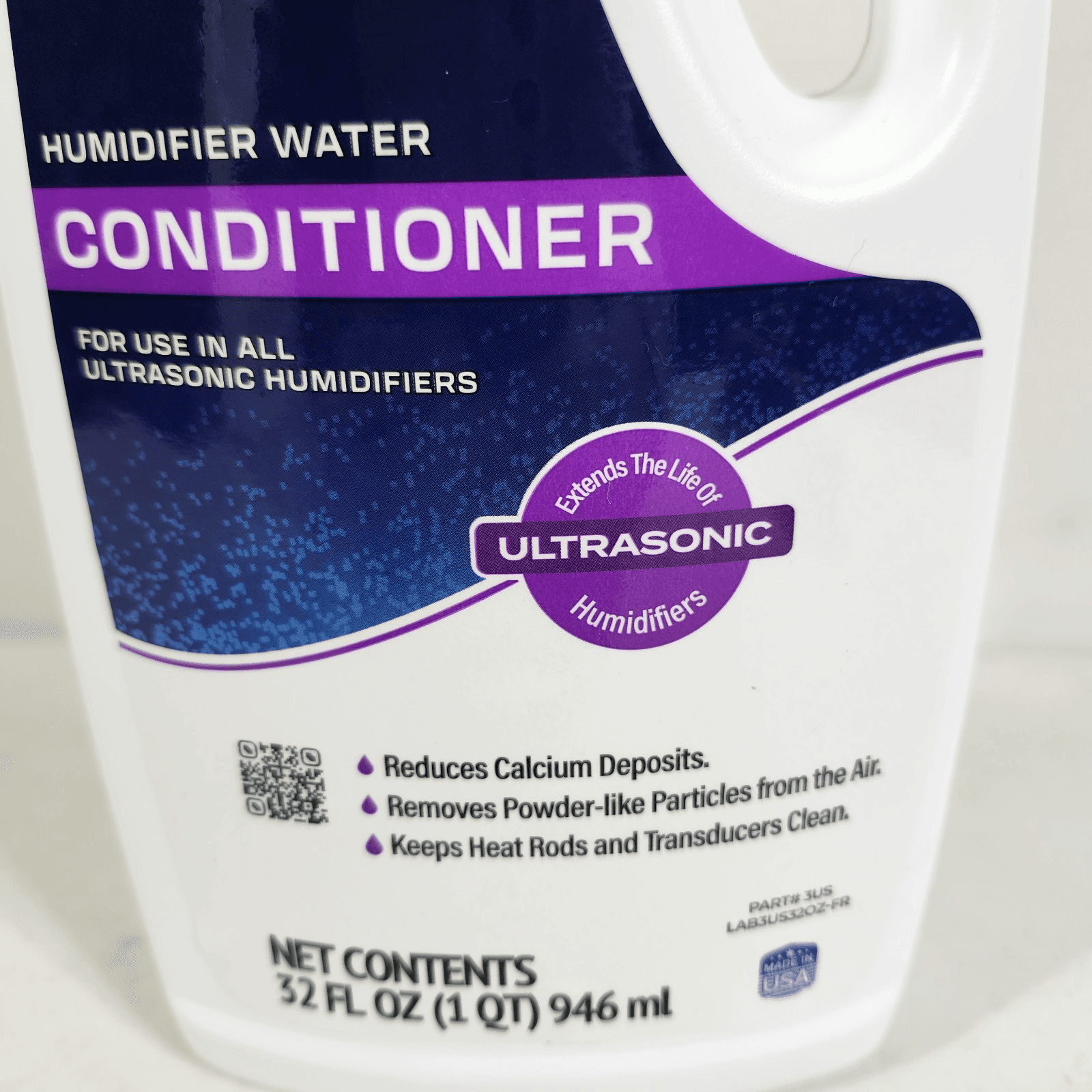 Humidifier Water Treatment Additive Prevents Lime & Scale 3US 32 oz. - Thumbnail 2