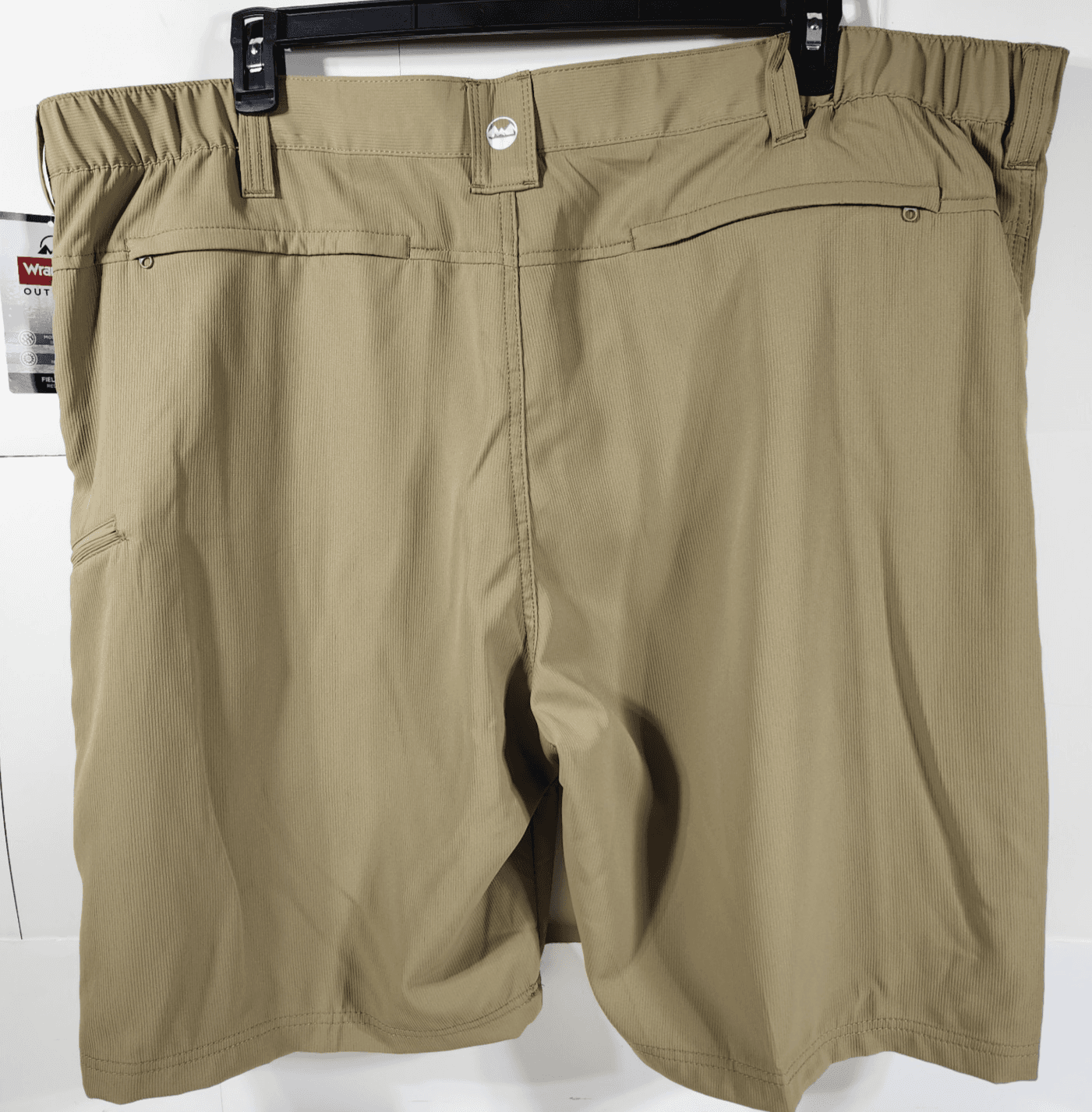 Wrangler Mens 46 Cargo Shorts Moisture Wicking UPF Pockets Softshell Brown NEW - Thumbnail 6