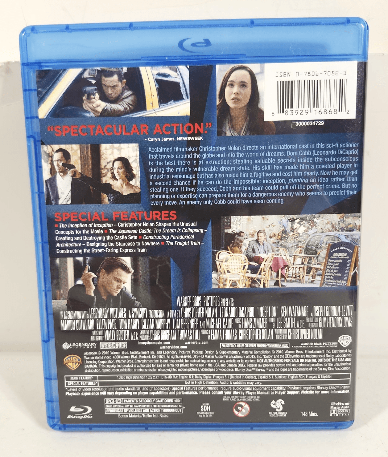 Inception (Blu-ray) Movie Leonardo DiCaprio - Thumbnail 3
