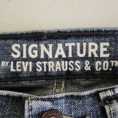 Levi's Jeans Men's 28x30 Blue Denim Skinny Fit Pants - Thumbnail 7