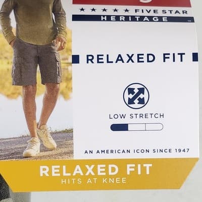 Wrangler Cargo Shorts Men's Relaxed Fit Size 46 Camo NEW - Thumbnail 8