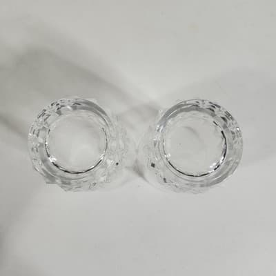 Vintage W.M Dalton French Lead Crystal Verite Pattern #6 Beverage Glass Set of 2 - Thumbnail 5