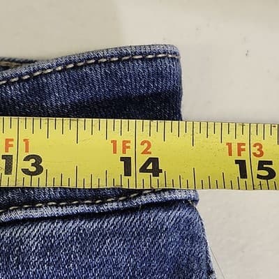 Lucky Brand Jean Shorts Size 4/27 Blue Denim Mid Length - Thumbnail 2