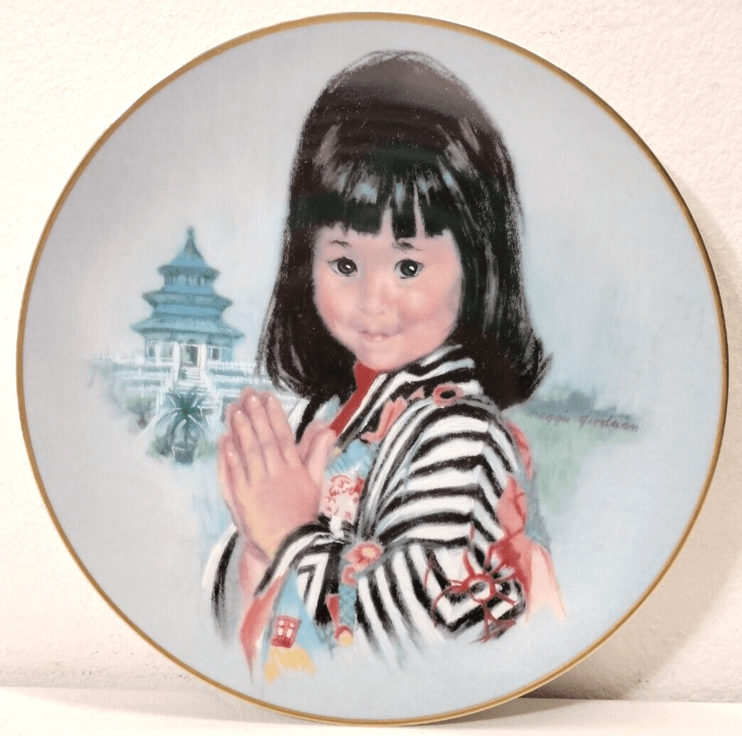 Soo Lin The China Doll Collector Plate Maggie Goodwin 1984 Royal Cornwall