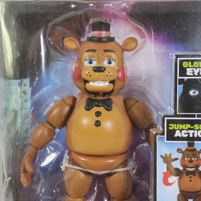 2025 Jazwares Five Nights at Freddy’s (FNAF) Toy Freddy Action Figure Toy NEW - Thumbnail 2