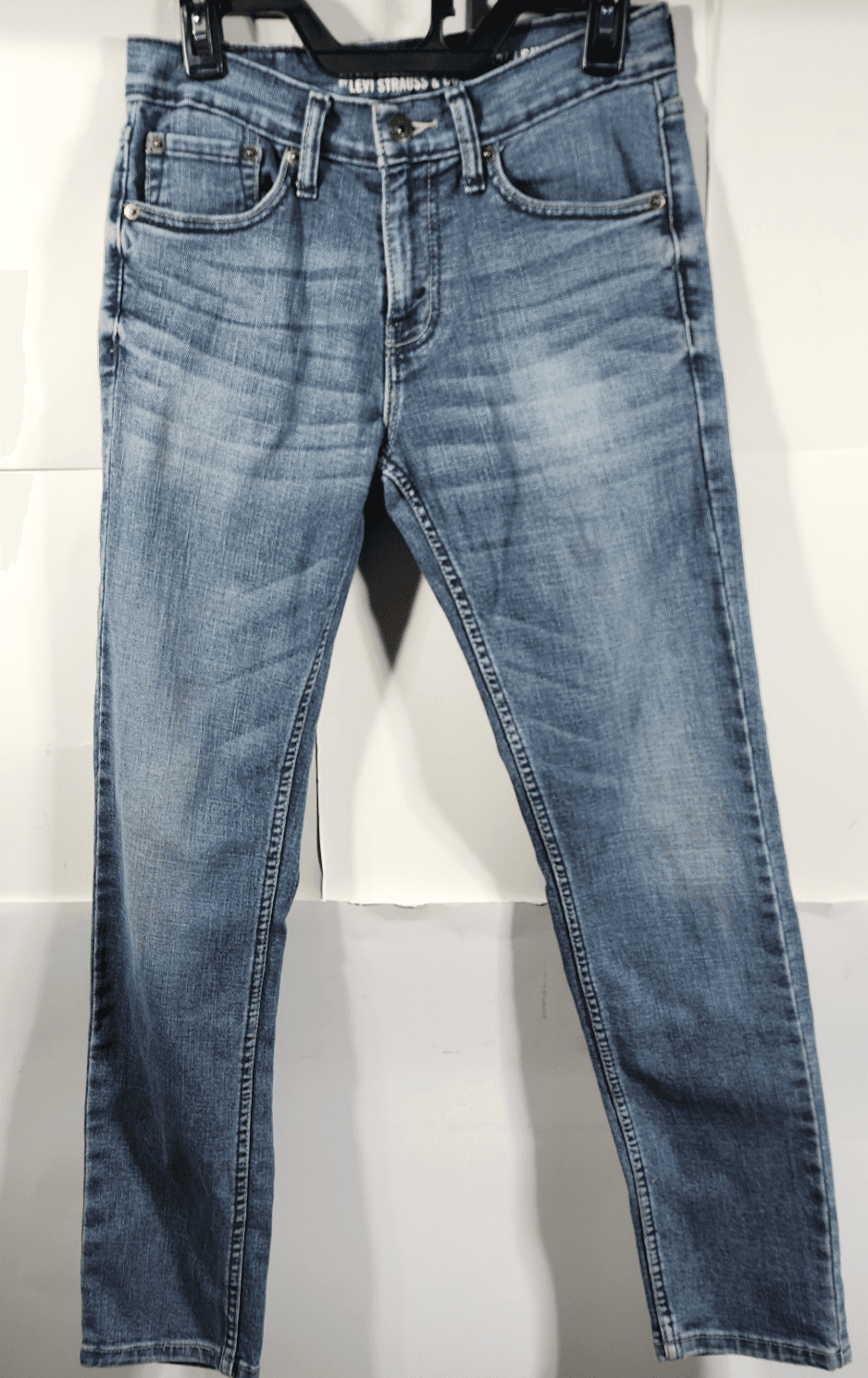Levi's Jeans Men's 28x30 Blue Denim Skinny Fit Pants - Thumbnail 5
