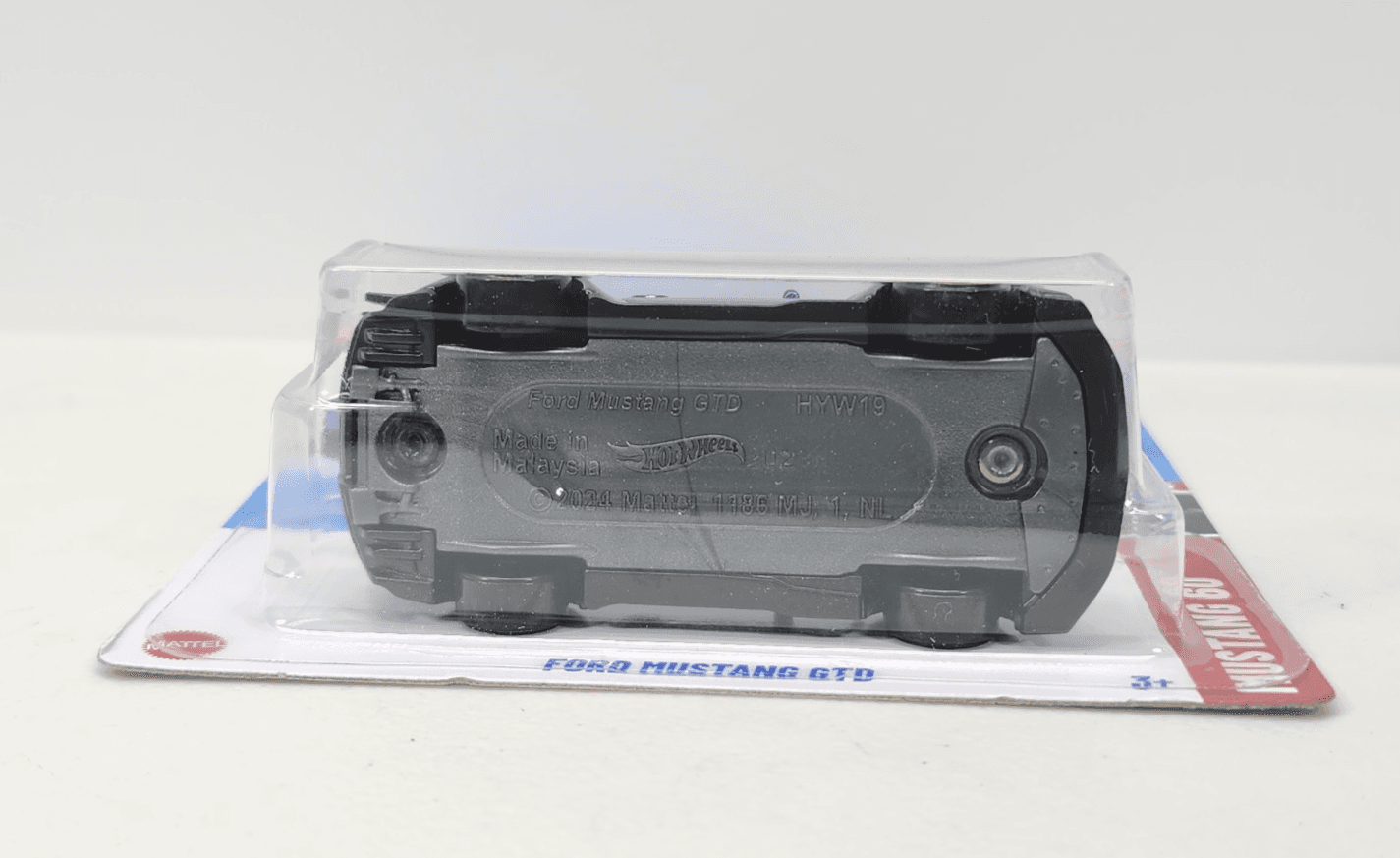 2025 Hot Wheels Ford Mustang GTD Mustang 60 Blue Car 1/64 Toy Vehicle NEW - Thumbnail 3