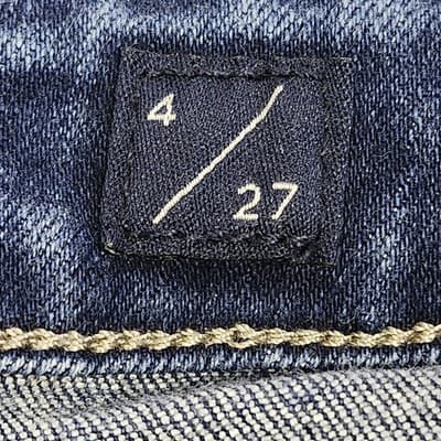 Lucky Brand Jean Shorts Size 4/27 Blue Denim Mid Length - Thumbnail 8