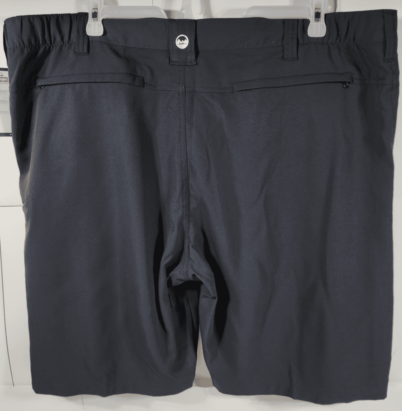 Wrangler Mens 46 Cargo Shorts Moisture Wicking UPF Pockets Softshell Black NEW - Thumbnail 6