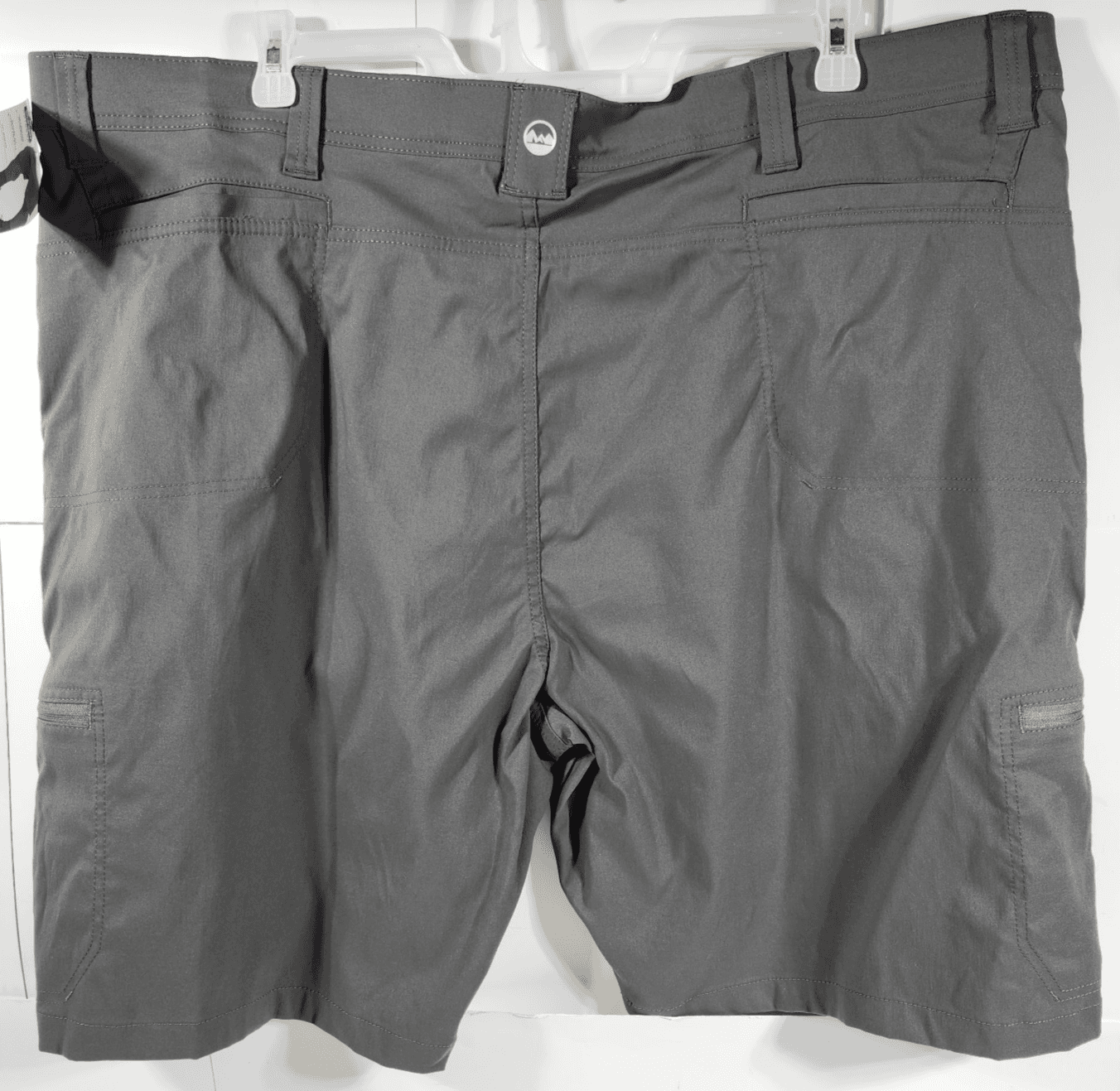 Wrangler Mens 48 Cargo Shorts Moisture Wicking UPF Pockets Softshell Gray NEW - Thumbnail 6