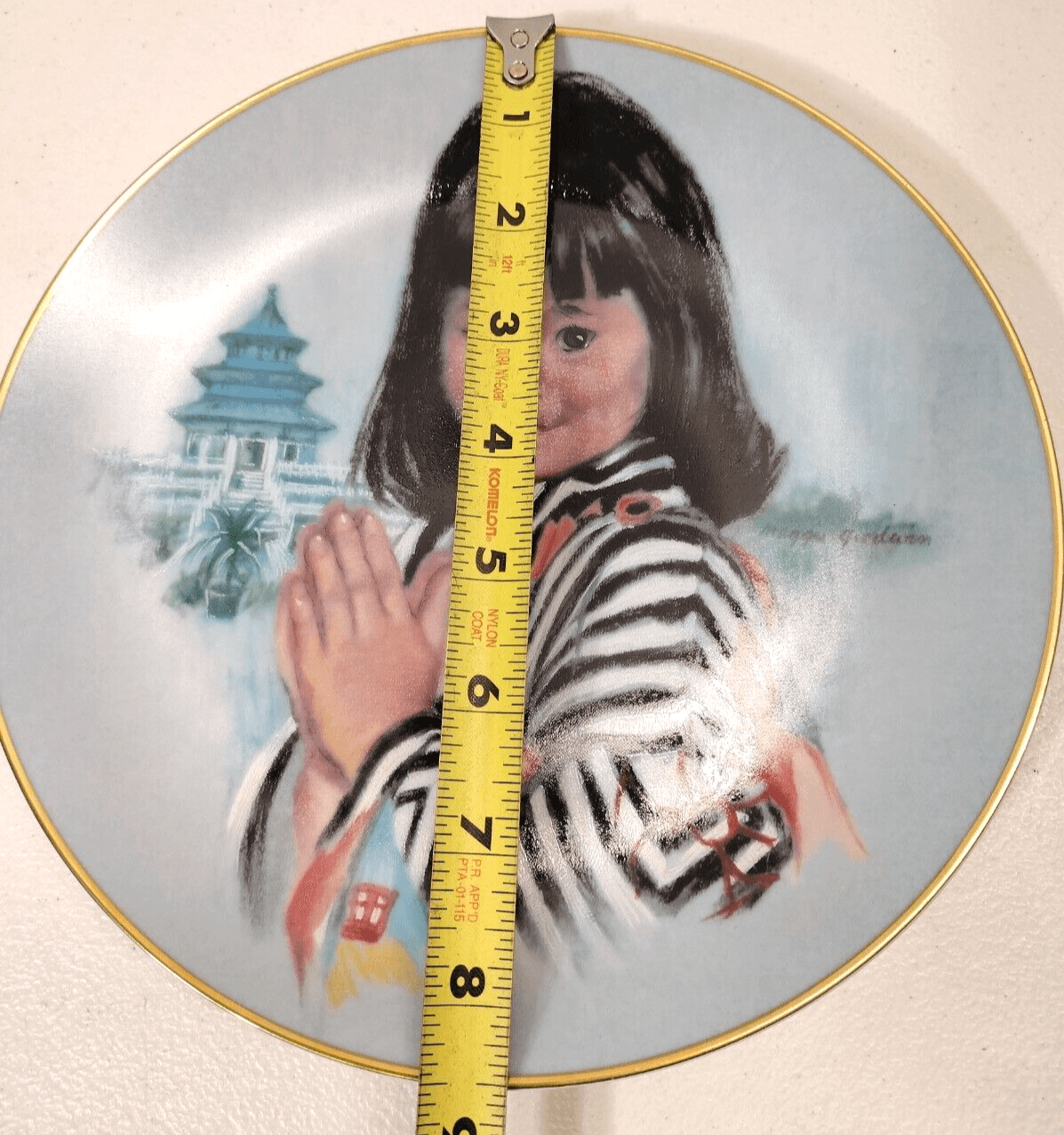 Soo Lin The China Doll Collector Plate Maggie Goodwin 1984 Royal Cornwall - Thumbnail 2