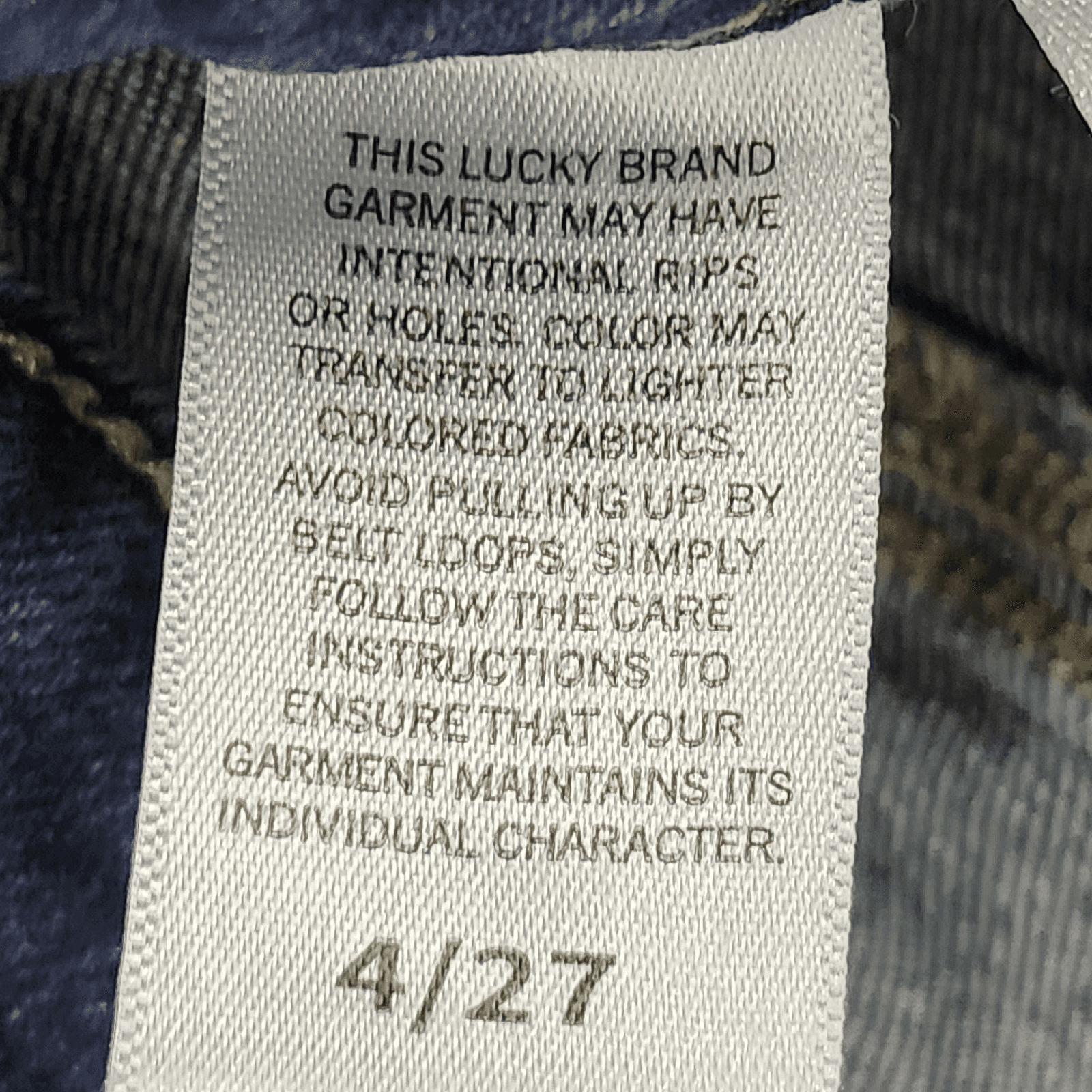 Lucky Brand Jean Shorts Size 4/27 Blue Denim Mid Length - Thumbnail 9